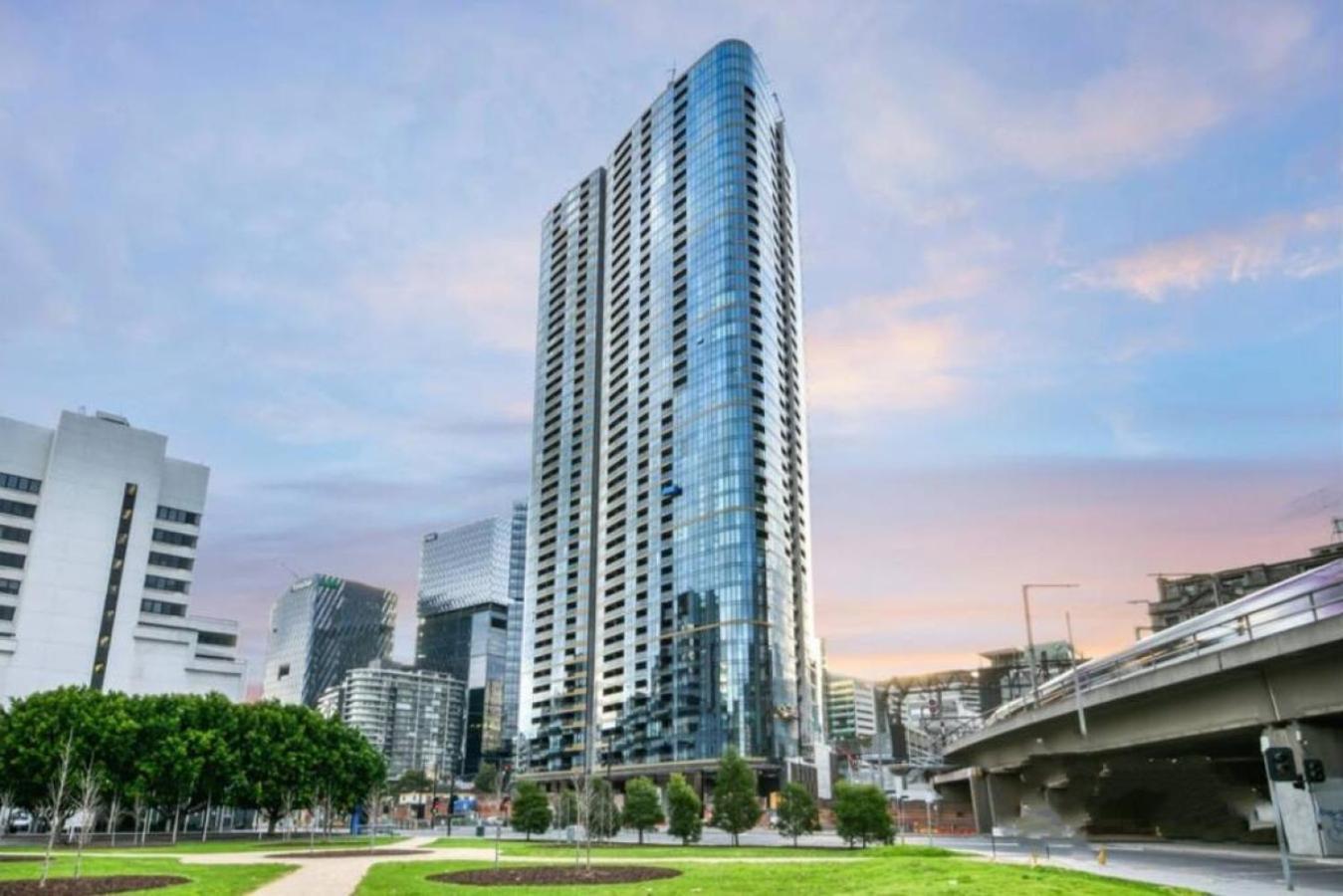 811D High Rise 2Br Apt With City View Free Parking Villa Melbourne Luaran gambar